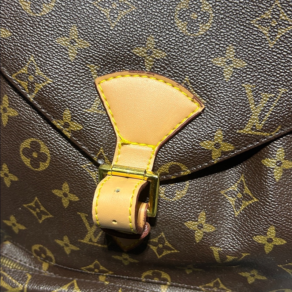 Brown Monogram Pattern Backpack Style Bag - image 9